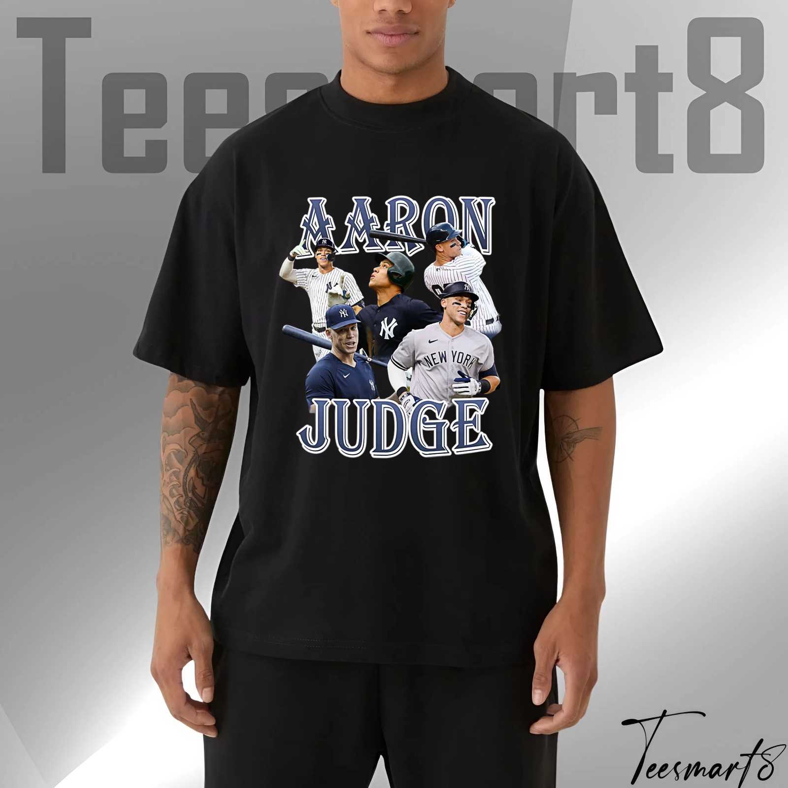 Aaron Judge Baseball Fan Shirt – Yankees Retro Graphic Tee